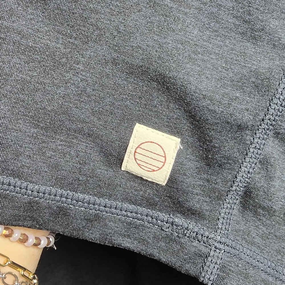 Marine Layer Charcoal Black Quarter-Zip Pullover Size XL‎